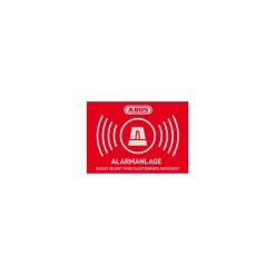 Abus Aufkleber Alarm 14,8 x 10,5 cm