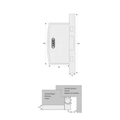 Abus Fenstersicherung FAS97 B