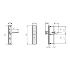 Abus Schutzbeschlag SB500