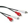 A-Cinch-Audio-Verläng. 5m sw