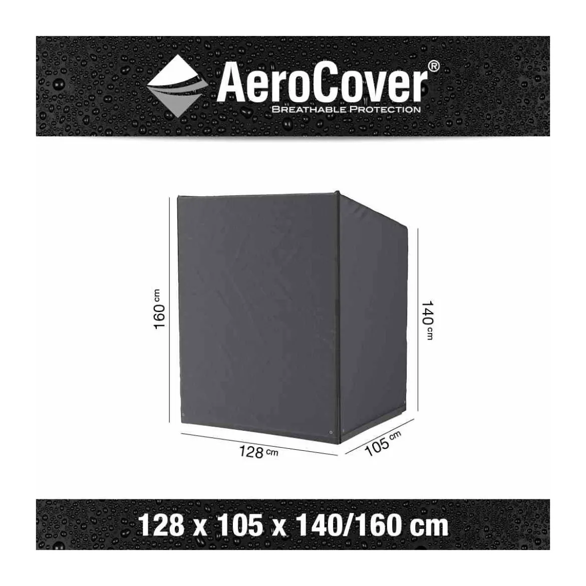AeroCover Strandkorbhuelleatmungsaktiv 128x105x160/140