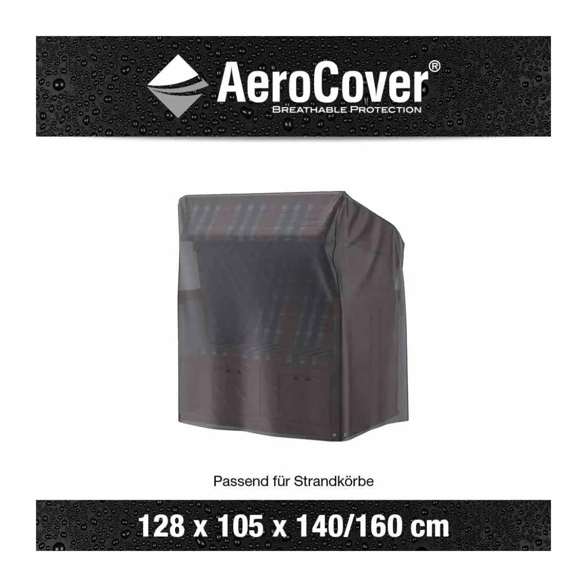 AeroCover Strandkorbhuelleatmungsaktiv 128x105x160/140