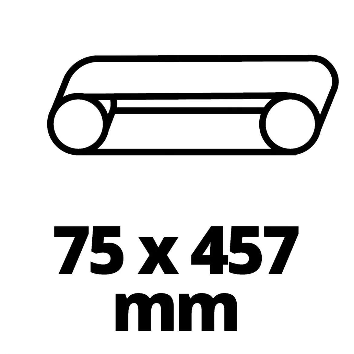 Akku-Bandschleifer TP-BS 18/457 Li BLohne Akku u. Ladegerät