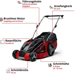 Akku-Rasenmaeher GE-CM 43 Li M Kit