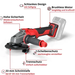 AKKU-Winkelschleifer AXXIO 18/125