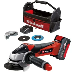Akku-Winkelschleifer TE-AG 18/115 Liinkl. 1x4,0Ah Akku