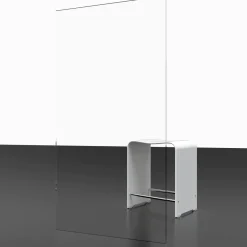 Alexa Style 2.0 Drehtuer inkl Seitenwand192x90x90cm Alu Natur, Klar hell