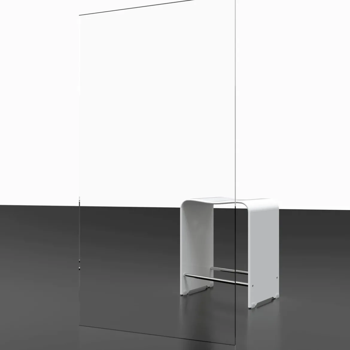 Alexa Style 2.0 Drehtuer inkl Seitenwand192x90x90cm Alu Natur, Klar hell