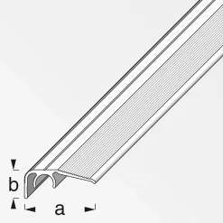 Alfer Abschluss-Profil Clipstech 32 x 12,5 mm 1m titan