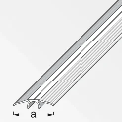 Alfer Übergangsprofil Clipstech 33 mm 2m titan