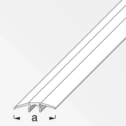 Alfer Übergangsprofil Clipstech 33 mm 1m grau