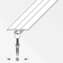 Alfer Übergangsprofil Clipstech-vario 33 mm 0,9m buche