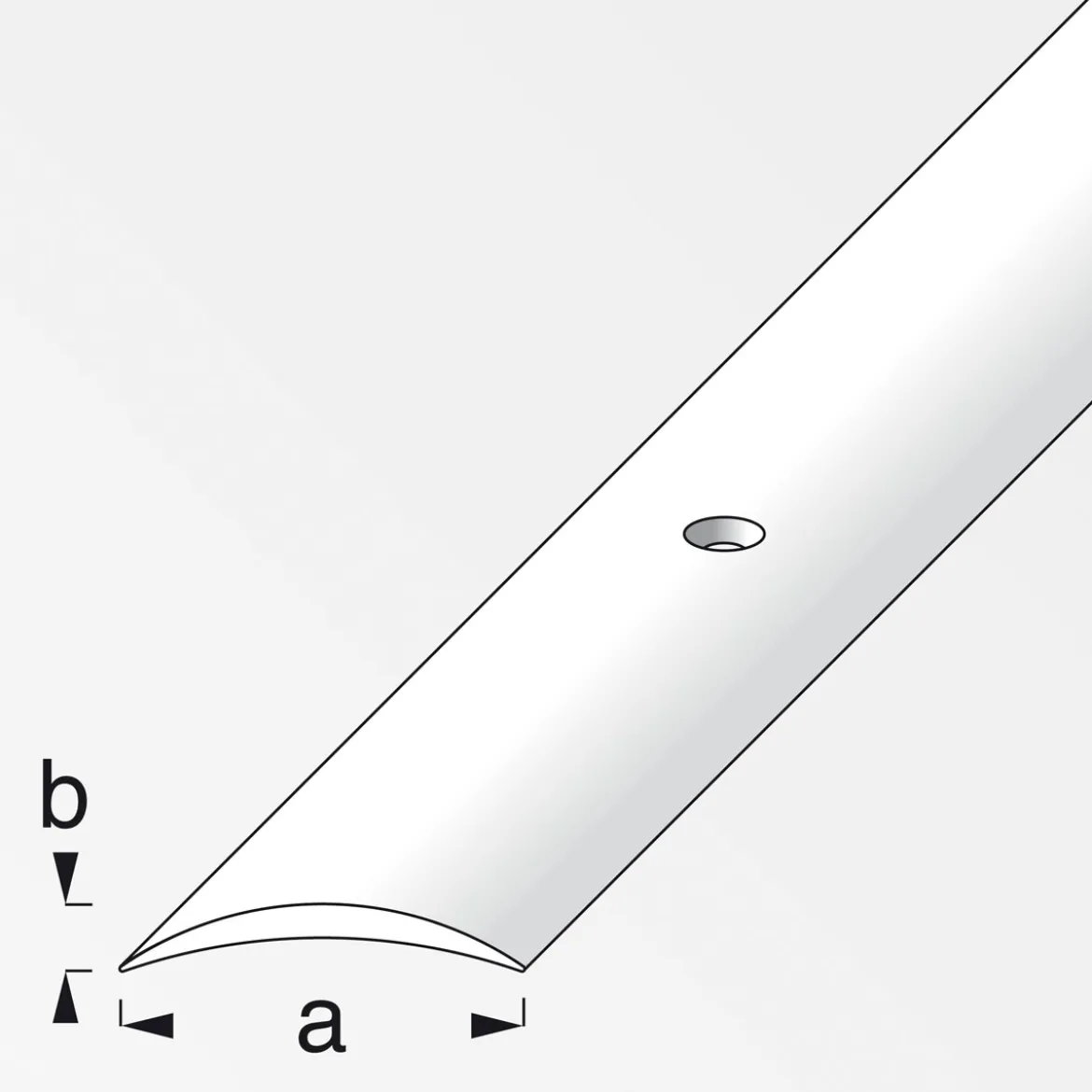 Alfer Übergangsprofil 30 x 5 mm 2m silber