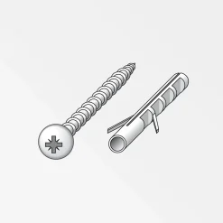 Alfer Linsenkopfschraube Clipstech-Plus mit Dübel 3 x 30 mm 10 Stück