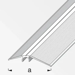 Alfer Niveauausgleichsprofil Clipstech 56 mm 1m silber