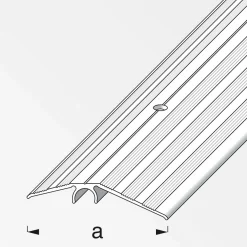 Alfer Niveauausgleichsprofil Clipstech-Plus 56 mm 1m silber