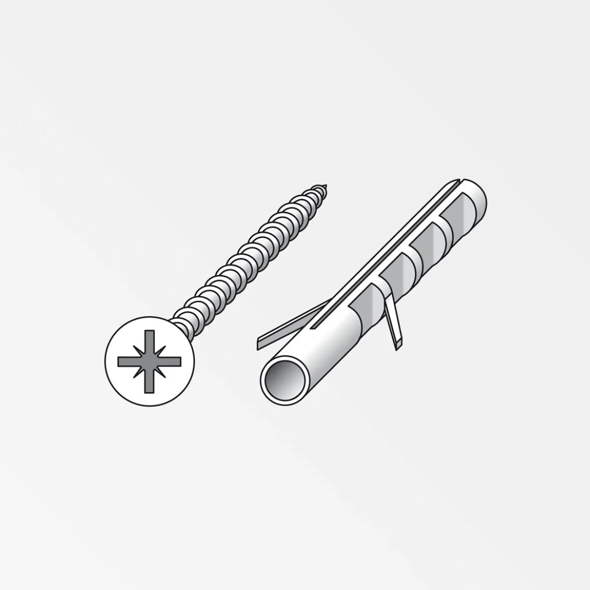 Alfer Schraube mitDübel 3 x 30 mm champagner 10 Stück