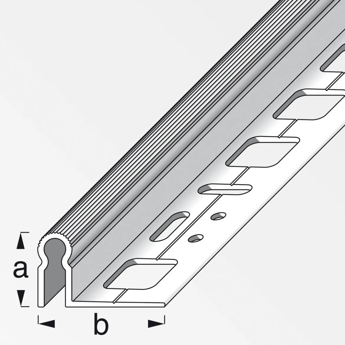 Alfer Trägerprofil Clipstech-Plus 13 mm 1m blank