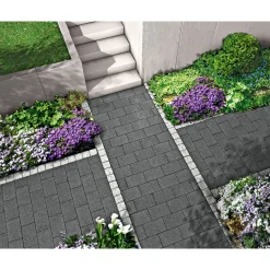 Allee-Pflaster, 16x24x8 cm DiamantSchiefer, kugelgestrahlt