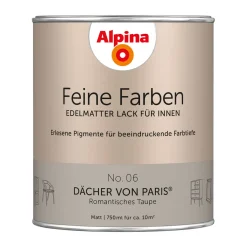 AlpinaBuntlack Feine Farben Lack No 06 Dächer von Paris edelmatt 750ml