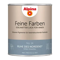 AlpinaBuntlack Feine Farben Lack No 14 Ruhe des Nordens edelmatt 750ml
