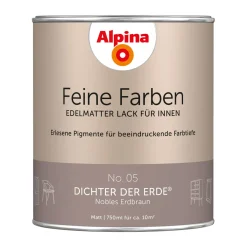 AlpinaBuntlack Feine Farben Lack No 05 Dichter der Erde edelmatt 750ml