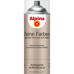AlpinaBuntlack Feine Farben Sprühlack Romantik in Roségold 400ml