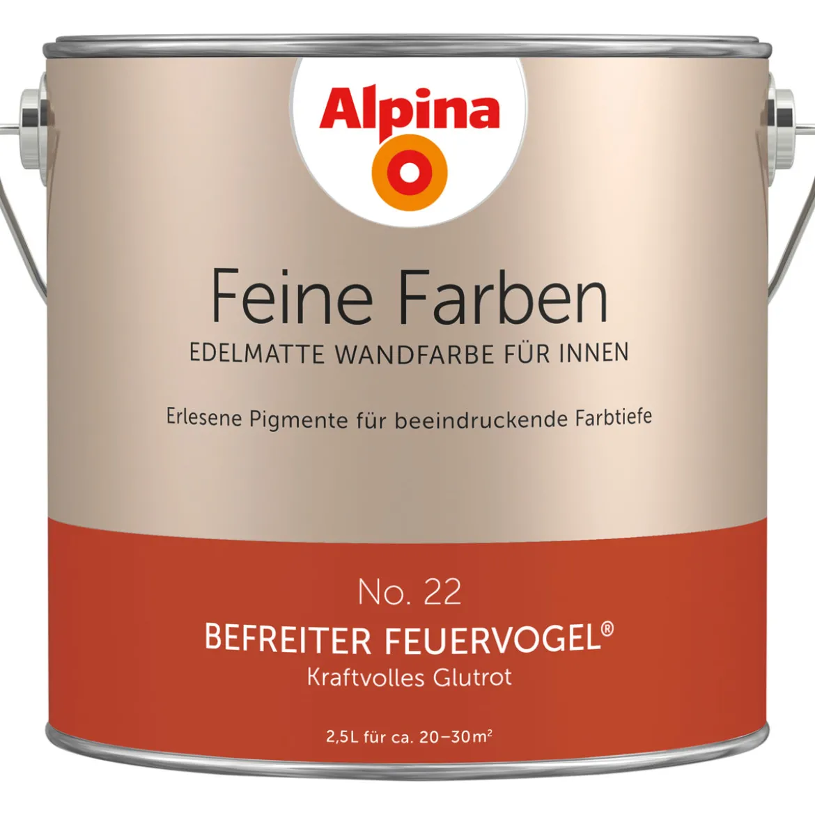 Alpina Feine Farben Befreiter Feuervogel 2,5 L