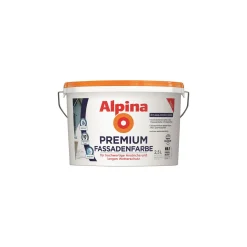 Alpina Premium Fassadenfarbe Weiß Matt 2,5 L