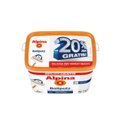 AlpinaRollputz 20Kg zusätzlich 20% GRATIS