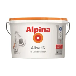 Alpina Wandfarbe Altweiß Matt 5 L