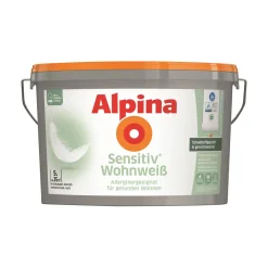 AlpinaWandfarbe Sensitiv Wohnweiß 5 L