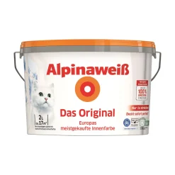 Alpina weiß Das Original Spritzfrei Matt 2 L