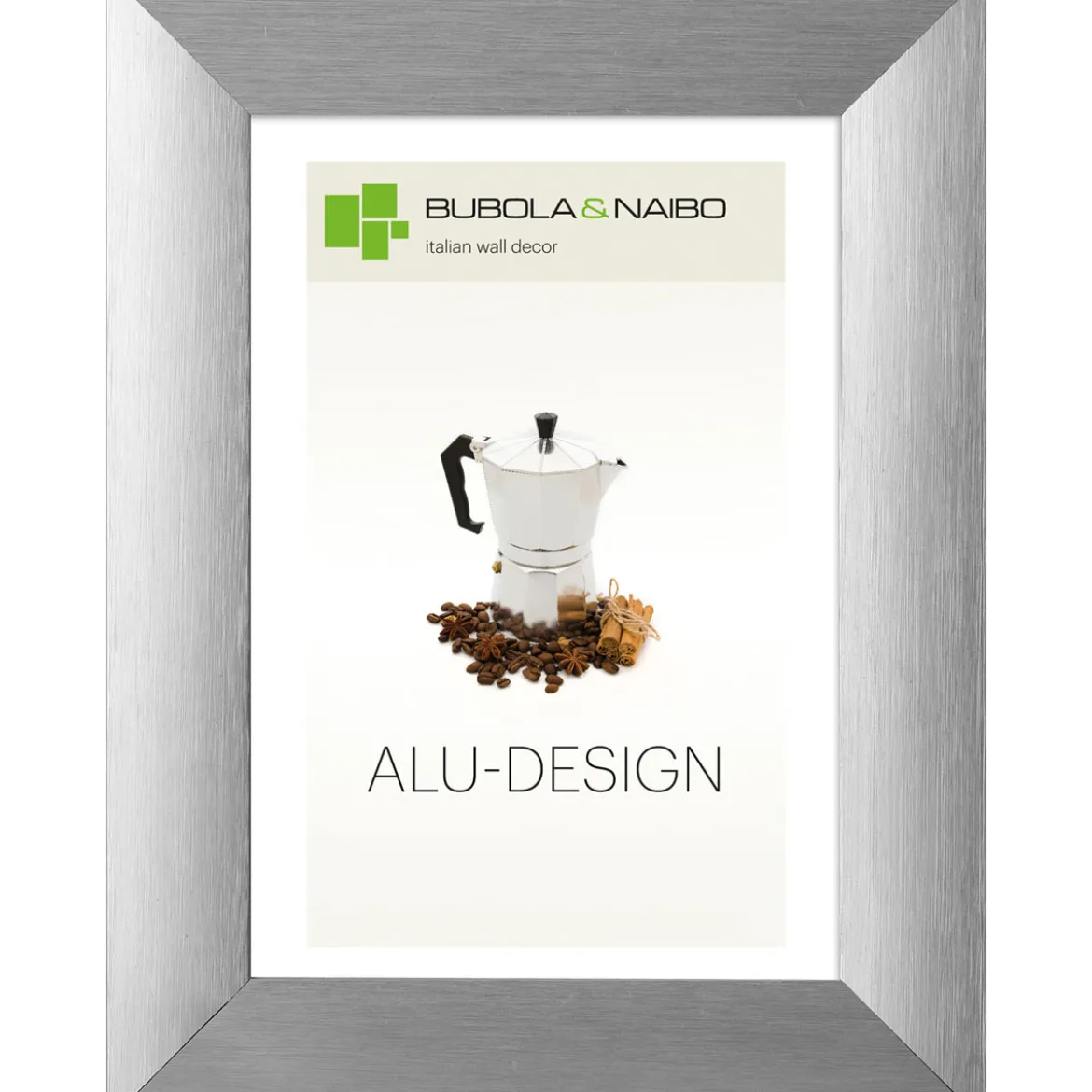 Alu-Rahmen AL02 10 x 15 cm Silber