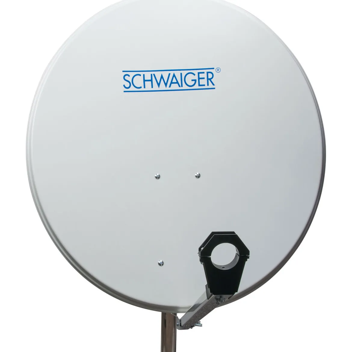 Alu-SAT-Spiegel 80 cm, hellgrauAlu-Line