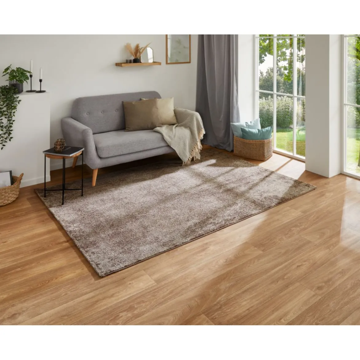 andiamo Teppich Luna 120x170 cm taupe