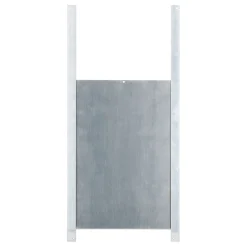 Automatik-Hühnertür 22 x 33 cm grau