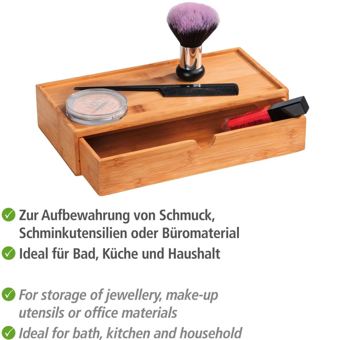 Badbox mit Schublade Mod. Terra, Bambu