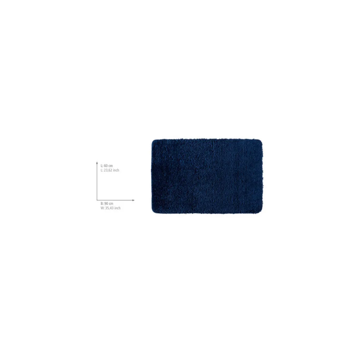 Badematte Belize marineblue,60x90,Microp