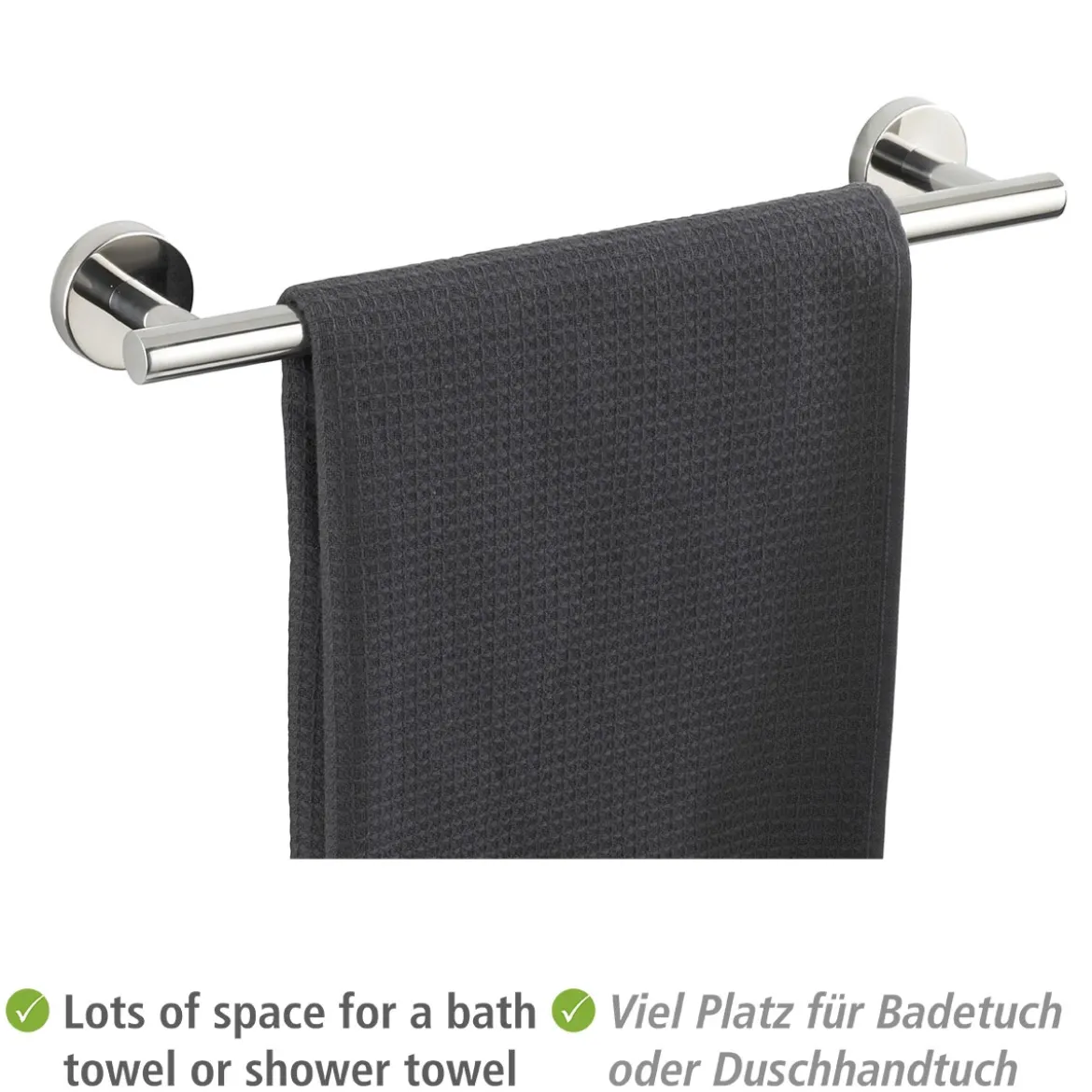 Badetuchstange 40 cm , Bosio Shine Edel.