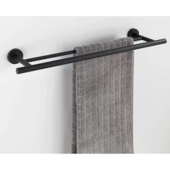 Badetuchstange Duo Bosio Black matt