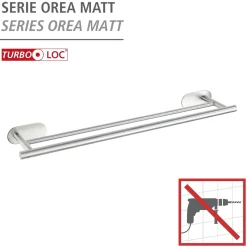 Badetuchstange Duo Orea Matt Turbo-LockEdelstahl