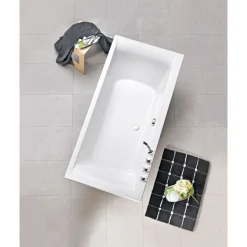 Badewanne Rosa 180x80 cm, weiss