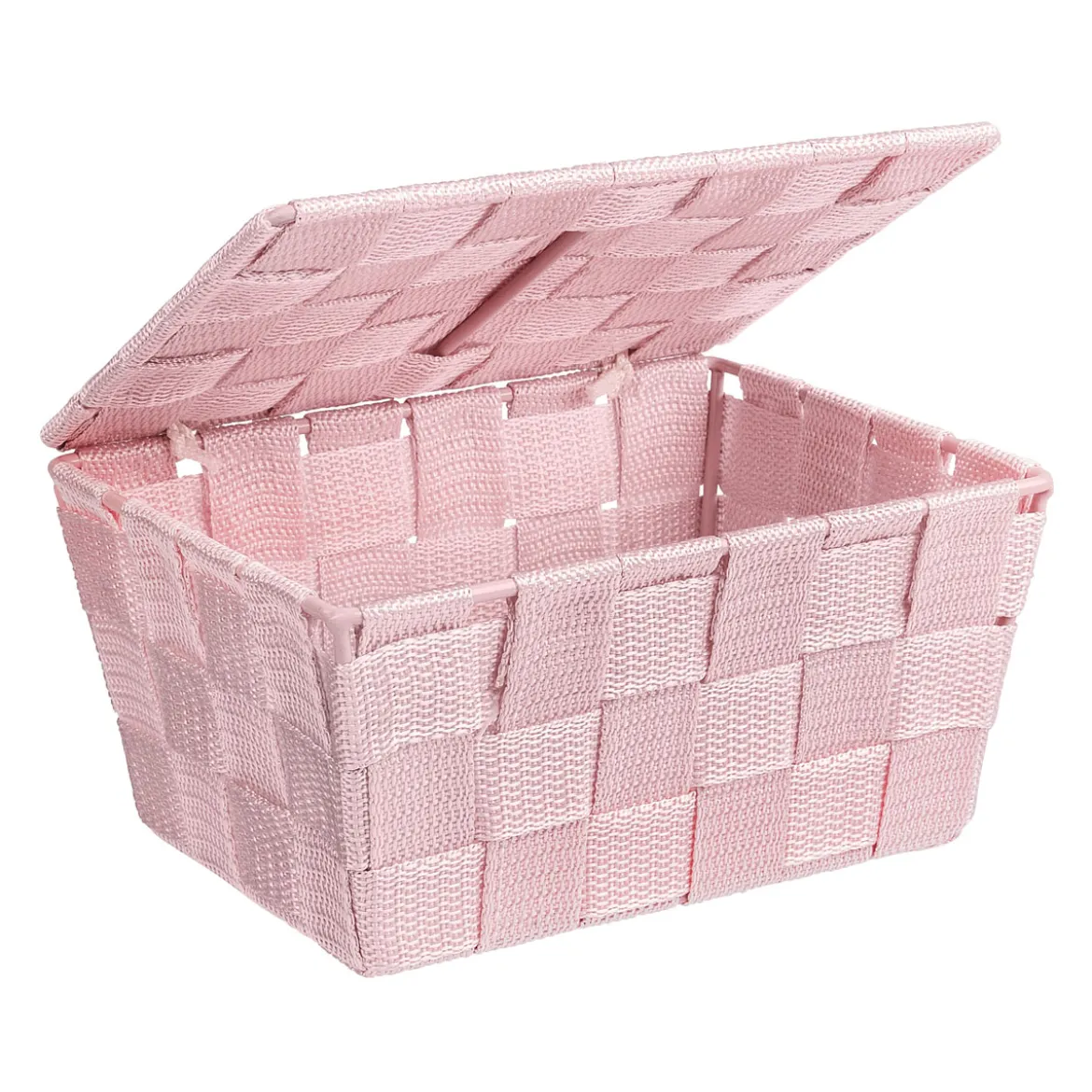 Badkorb mit Deckel Mod. Adria, rosa