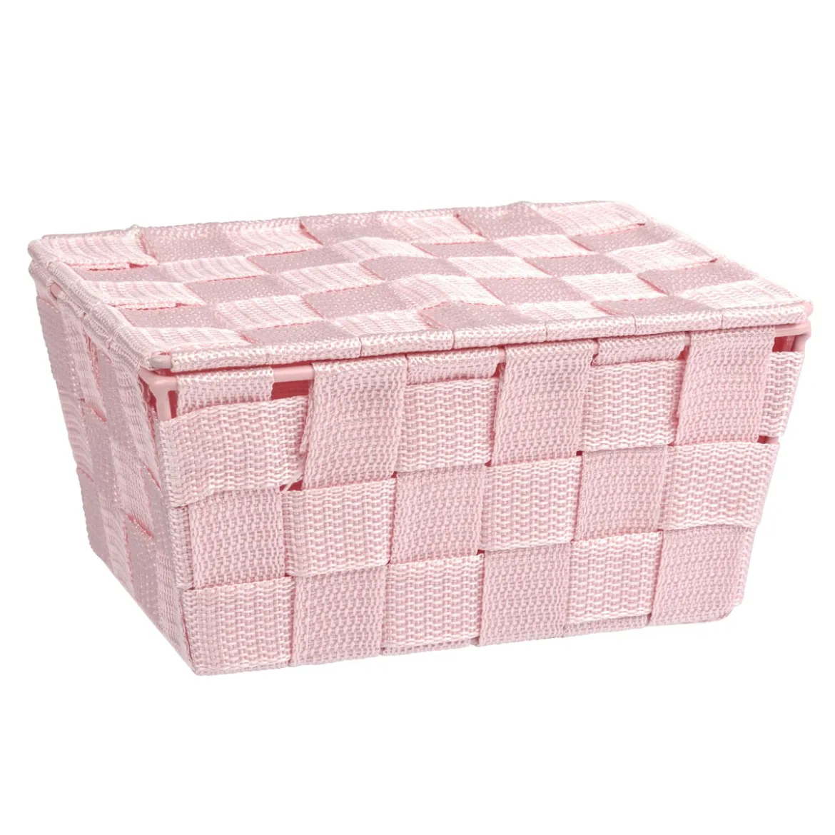 Badkorb mit Deckel Mod. Adria, rosa