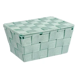 Badkorb mit Deckel Mod. Adria, mint