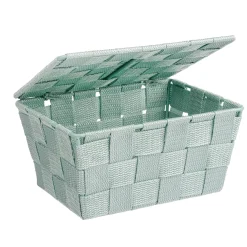 Badkorb mit Deckel Mod. Adria, mint