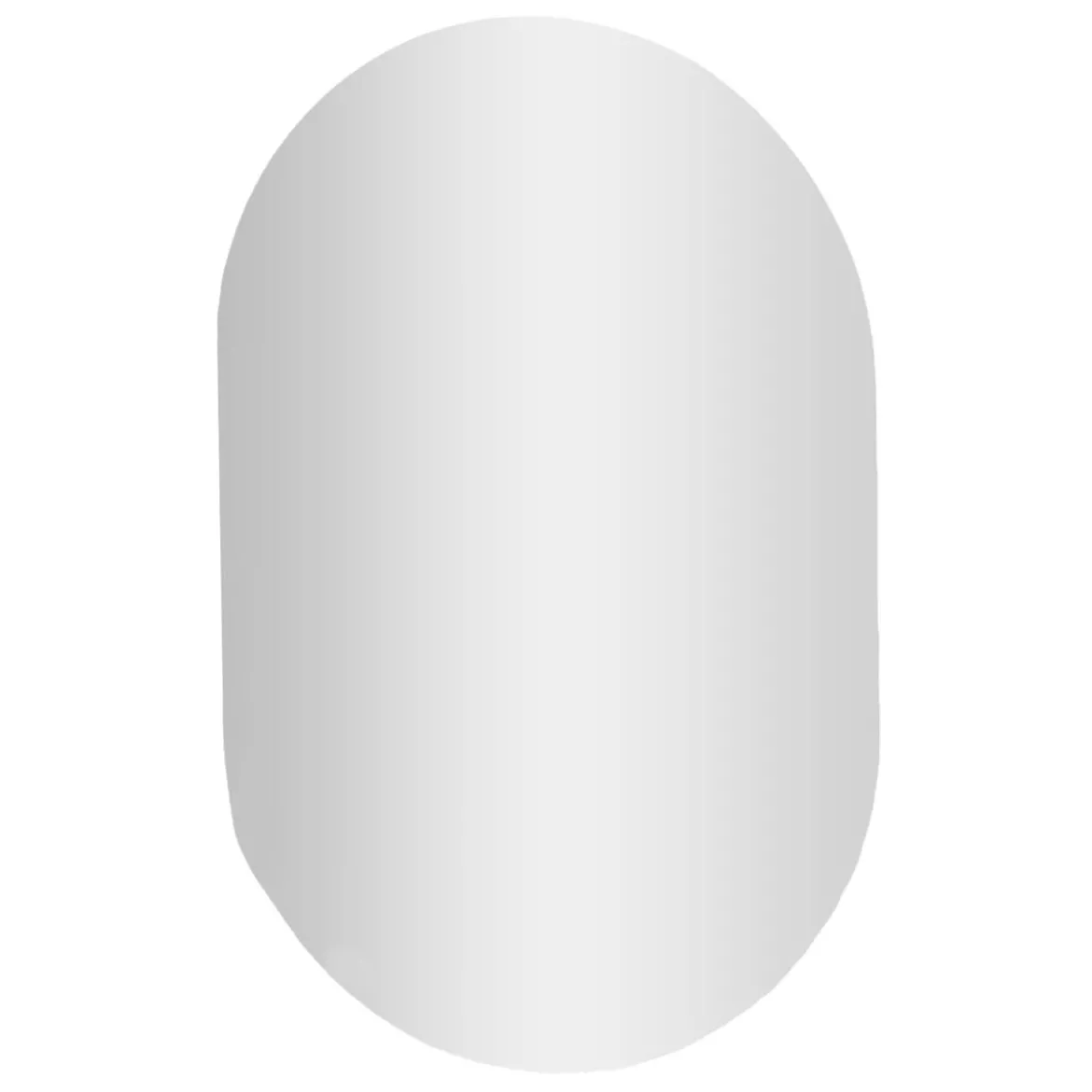 BADMOBIL Spiegelelement CRAFT 50 x 75 x 1,5 cm oval weiß