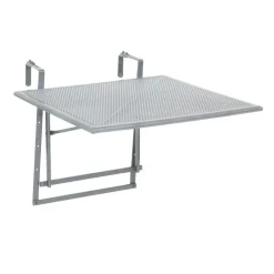 Balkonhaengetisch XL Toulouse eisengrauca. 70x88x47-79 cm