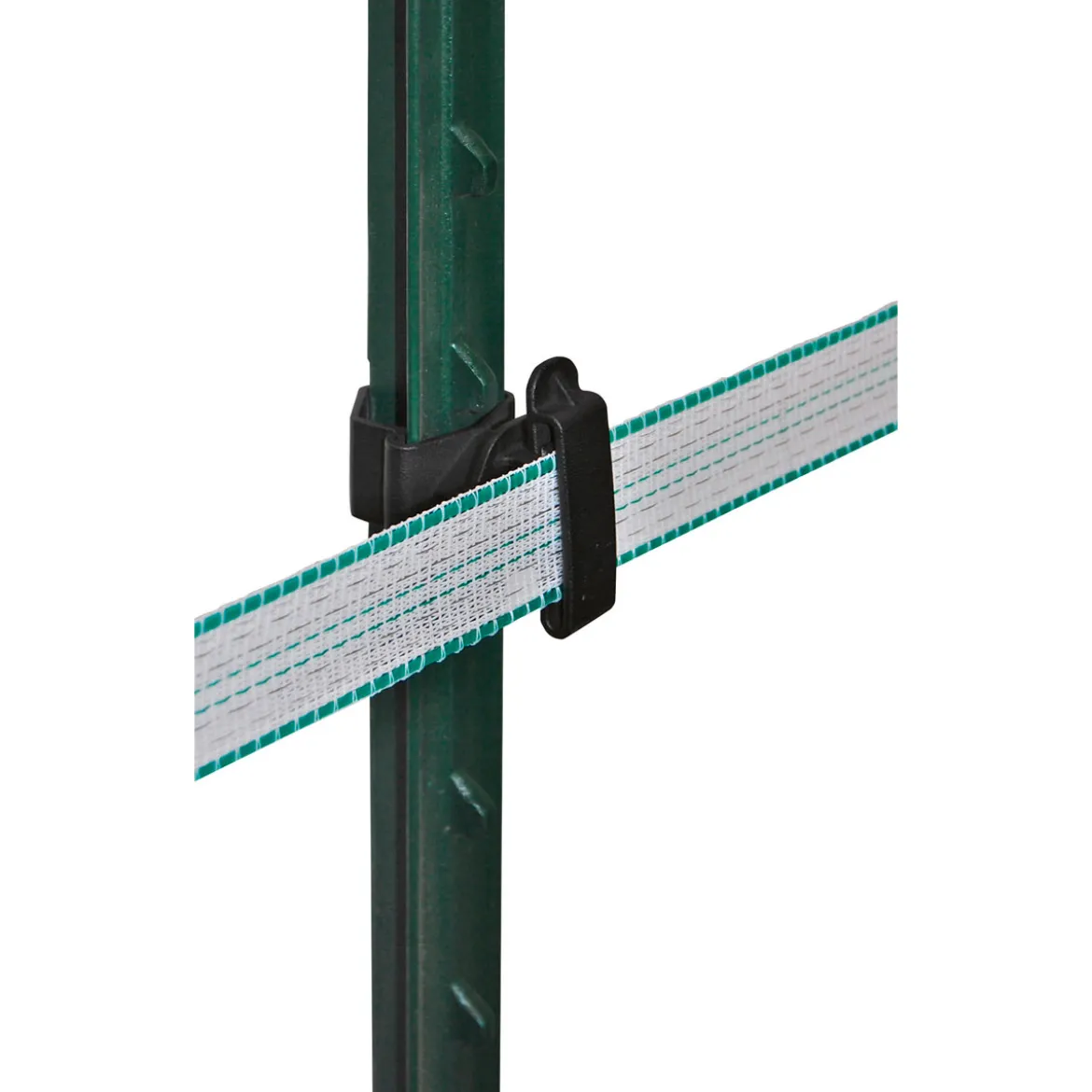 Band-Isolator T-Post für 50 mm schwarz 25 Stück